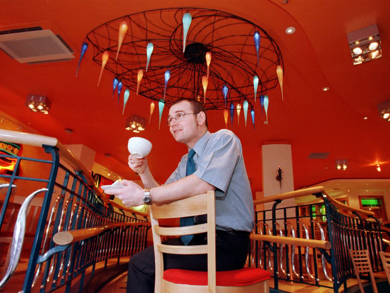General manager of Bar 38 Wayne Munnelly relaxes before opening in 1999