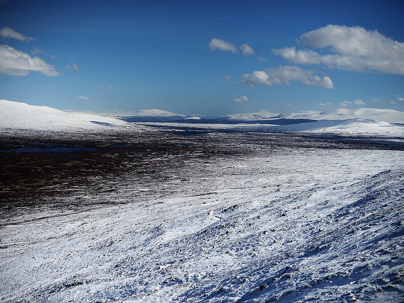 The 50 square miles of boggy and peaty wilderness of Rannoch Moor, in the southern Highlands, is pretty much completely flat, meaning you have a great view of the sky. If the clouds stay away you can enjoy a spectacular celestial show.