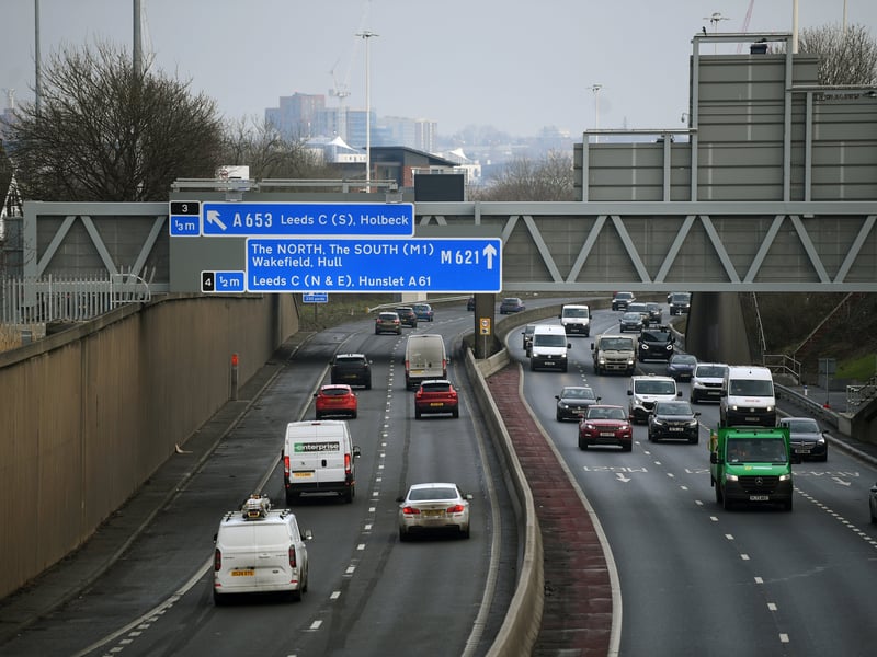 A series of National Highways improvements to the M621 motorway in Leeds, aiming to ease congestion at key locations between junctions 1 and 7, including near Elland Road stadium were completed earlier this year.