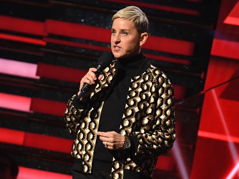 Winner of a remarkable 33 Daytime Emmy Awards for her self-titled chat show, Ellen DeGeneres also starred in her own sitcom as well as acting, performing comedy, writing books and presenting. It's earned her around $500 million.