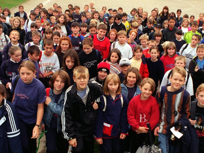 Brigshaw High School held its annual sponsored walk in September 1997.