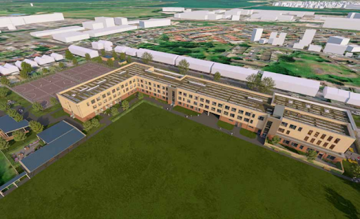 Take a look at some of the plans for a new three storey building to replace the existing Springfield School site. 