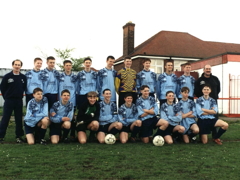 Kippax Athletics under-16s pictured in May 1999. 