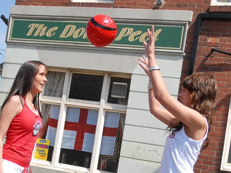 Passing you back to a June day 19 years ago when the pub was getting into the World Cup atmosphere.