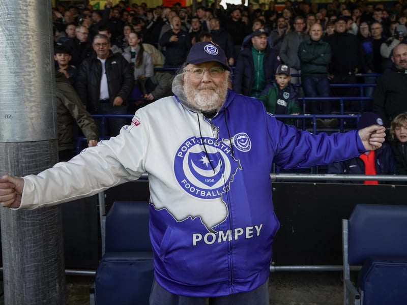Pompey fans once again backed their team on the road as 1,323 travelling supporters roared their team on at Luton.