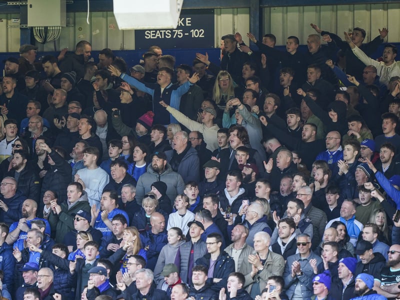Pompey fans once again backed their team on the road as 1,323 travelling supporters roared their team on at Luton.