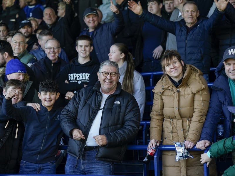 Pompey fans once again backed their team on the road as 1,323 travelling supporters roared their team on at Luton.