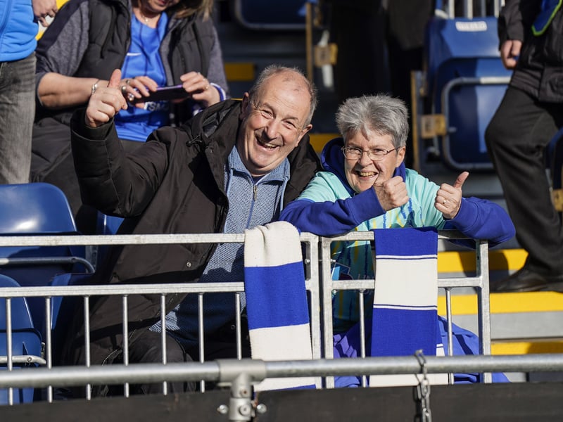 Pompey fans once again backed their team on the road as 1,323 travelling supporters roared their team on at Luton.