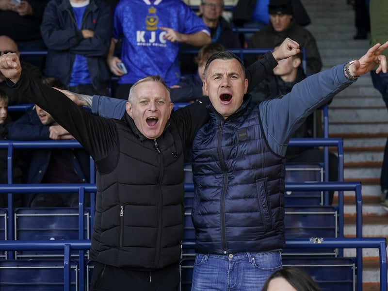 Pompey fans once again backed their team on the road as 1,323 travelling supporters roared their team on at Luton.