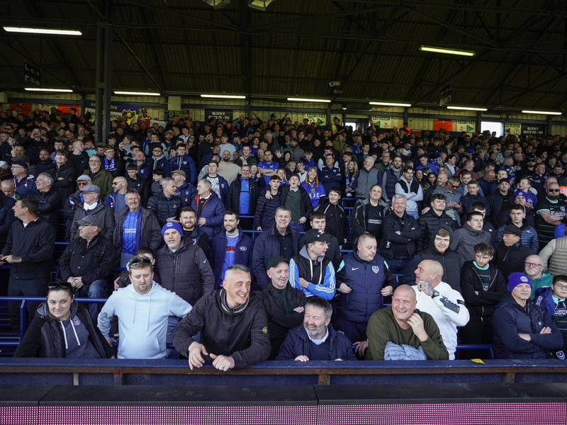 Pompey fans once again backed their team on the road as 1,323 travelling supporters roared their team on at Luton.