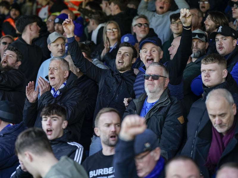 Pompey fans once again backed their team on the road as 1,323 travelling supporters roared their team on at Luton.