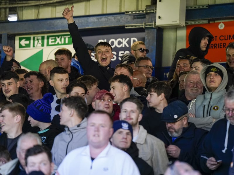 Pompey fans once again backed their team on the road as 1,323 travelling supporters roared their team on at Luton.