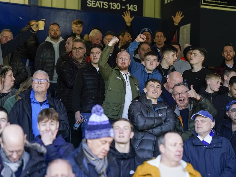 Pompey fans once again backed their team on the road as 1,323 travelling supporters roared their team on at Luton.