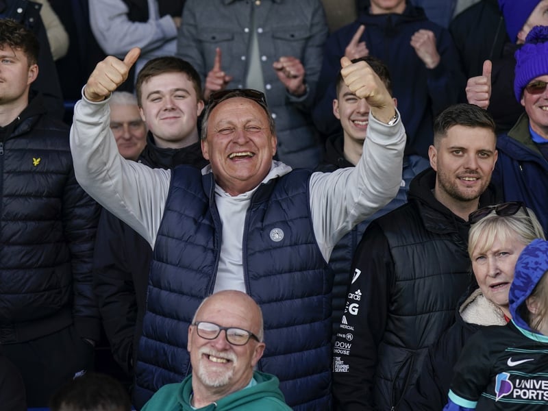Pompey fans once again backed their team on the road as 1,323 travelling supporters roared their team on at Luton.
