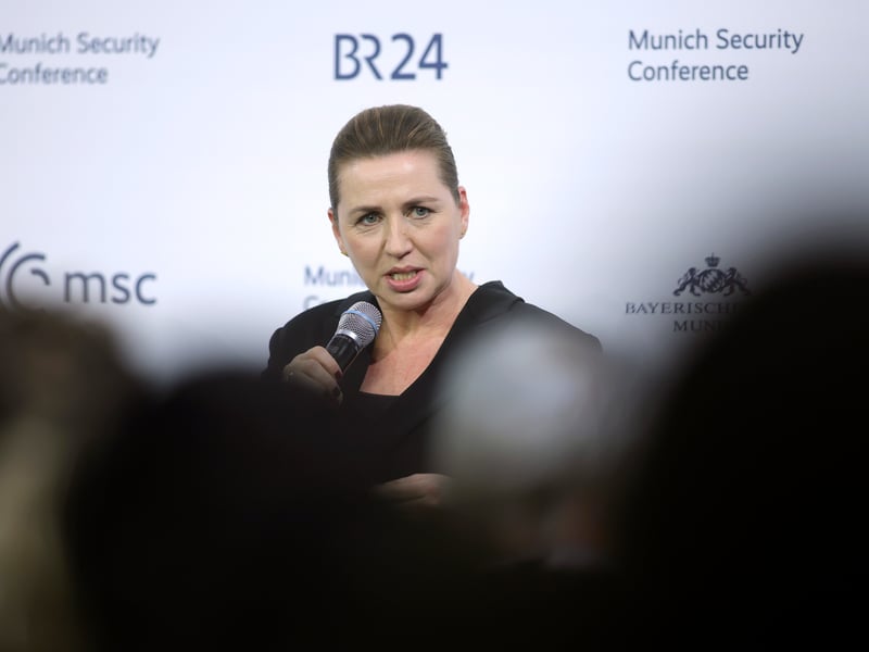 Danish Prime Minister Mette Frederiksen said: ""Dear
@ZelenskyyUA, Denmark proudly stands with Ukraine and the Ukrainian people."