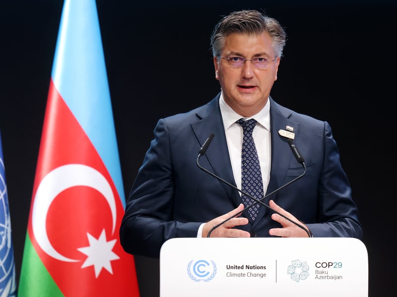 Croatian Prime Minister Andrej Plenkovic wrote: Croatia knows from its own experience that only a just peace can last.
"The Croatian Government stands firm in its belief that Ukraine needs such a peace - a peace that means sovereignty, territorial integrity, and a secure Europe."