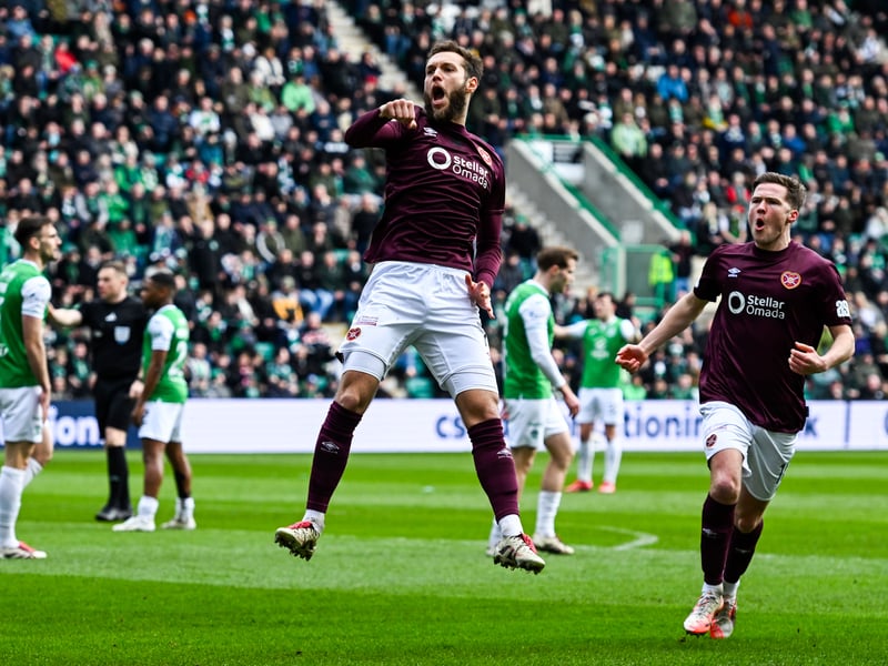 Showed great technique to bring Hearts level with a brilliant volley. Bright in the first-half as the away side dominated the midfield, but faded after the break before making way in the 69th minute. 6