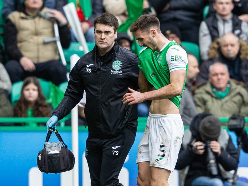 Taken off just before half-time in the 2-1 win over Hearts last weekend. There's been no update on his fitness just yet, so must be considering a doubt for the weekend's game.