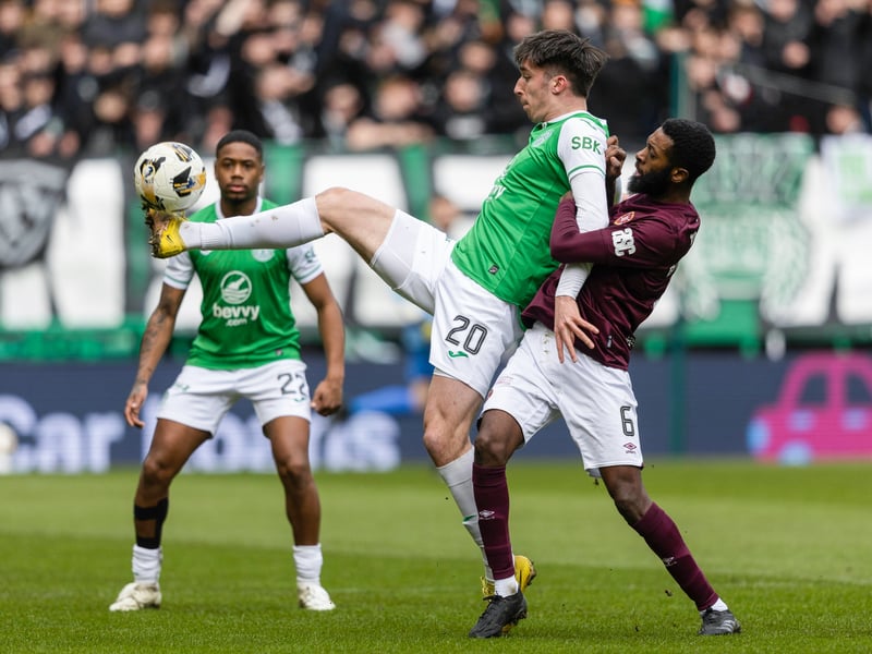 Put in a shift but didn't get much change out of the Hearts defence and was guilty of not getting on the end of Nicky Cadden's dangerous balls into the box. 6