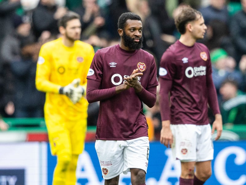 A masterclass in retaining possession, a man who never looked flustered amid the derby mayhem. One razor sharp turn to escape the Hibs press in the second half would not have looked out of place in El Classico, never mind the Edinburgh derby. Hearts best player on the day, was rivalling Nicky Cadden as the best player on the park prior to his 81st minute withdrawal despite being on the losing side. 8