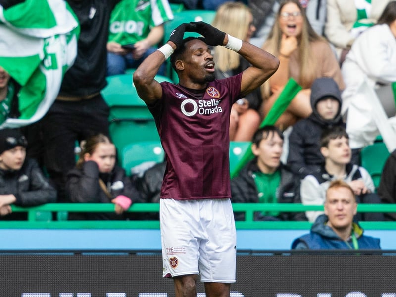 A constant first half threat, was denied a goal when flagged offside after finding the net with a tidy finish. One of several Hearts players who vanished after the break. 6