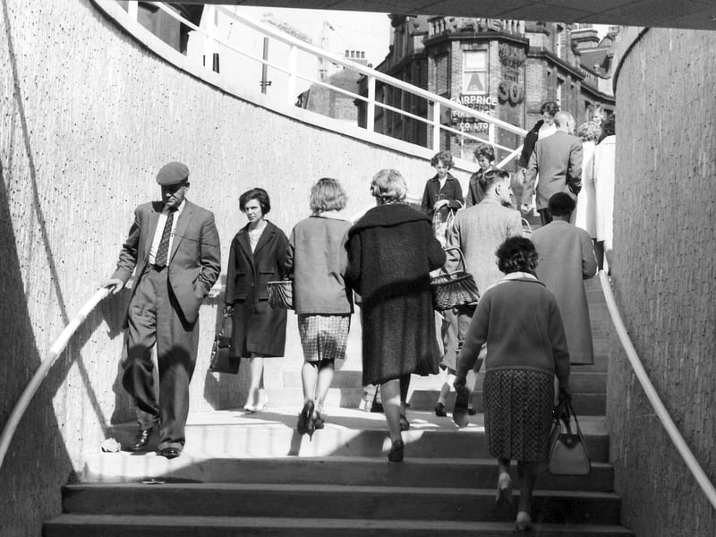 The Moorhead subway opens on September 15, 1962