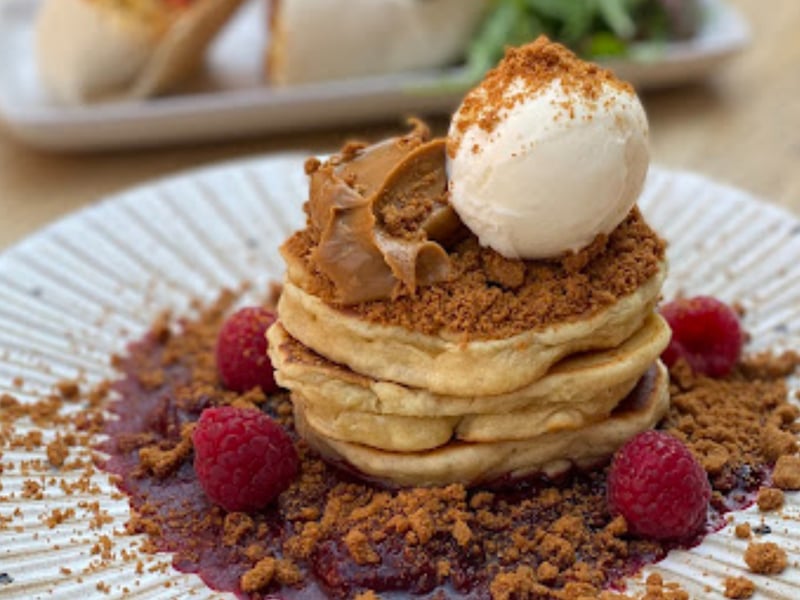Stop by IF Up North on Call Lane on Tuesday and enjoy a selection of pancake stacks including Matcha, bacon & maple, Biscoff berry and Nutella, banana & caramel.