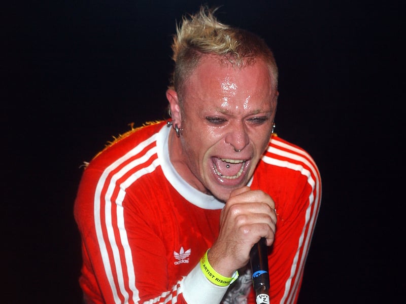 Flint play their set at the Guinness Witnness Festival at Punchestown Racecourse, Kildare, Ireland July 13, 2003. 