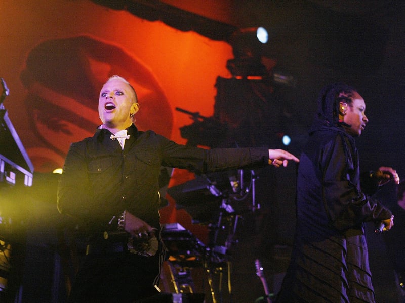 Prodigy performs at the Coachella Valley Music and Arts Festival at the Empire Polo Fields on May 1, 2005 in Indio, California.