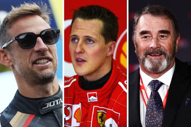 Three of the wealthiest F1 drivers in history.