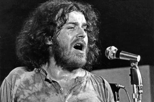 Joe Cocker on stage in 1969. He was once voted the greatest Sheffield singer of all time
