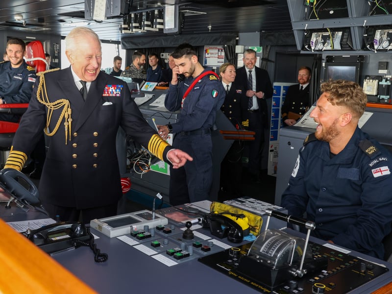 King Charles III visits HMS Prince of Wales as the Royal Navy finalises preparations for a major global deployment to the Indo-Pacific this spring.