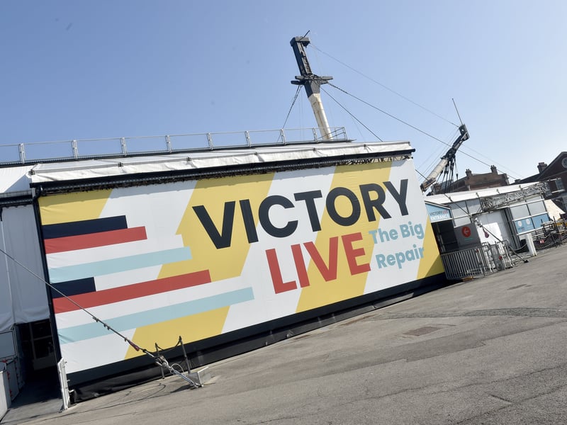 HMS Victory is being restored and a £45m project is currently underway to bring the former Royal Navy flagship back to her former glory. Lord Nelson's flagship is being regenerated with fresh timber and other additions.