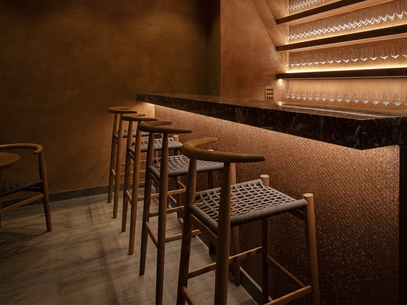 Akoko is a West African restaurant located in Fitzrovia. It serves up delicious African dishes including caviar-topped turbot and Gambian stew.
