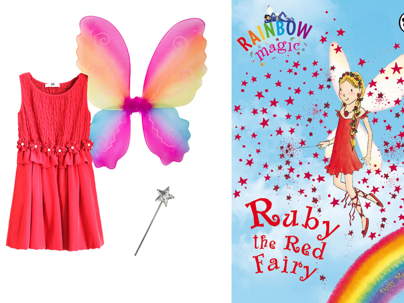 Or if your young one is a big fan of the Rainbow Magic books, you can pick one of the series’ many, many characters to recreate for an easy, last minute World Book Day costume. If you have a pair of toy fairy wings sitting at home then there are options from the Jewel Fairies to the Sport Fairies and beyond.