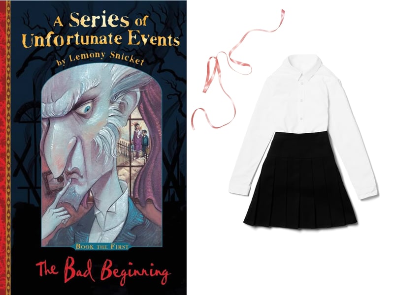 If you’re looking to help create a World Book Day costume from A Series of Unfortunate Events, you can easily pull inspiration from the series’ film or Netflix adaptations. That being said, creating a last minute Violet Baudelaire outfit could be simple – as long as you have an appropriate hair ribbon. Long skirts and dresses can work, as can taking a school skirt and blouse with a cardigan.