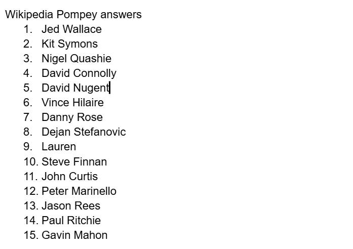 Answers