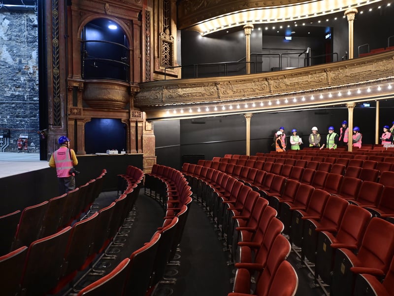 The seats from the theatre's auditorium have been kept.