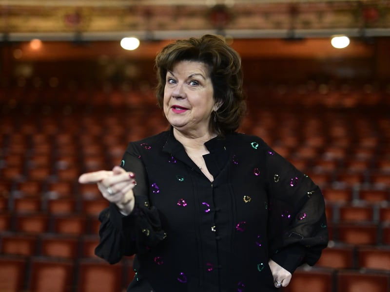 Actress Elaine C Smith, famous for roles in City Lights, Two Doors Down and Rab C Nesbitt is a Celtic fan.