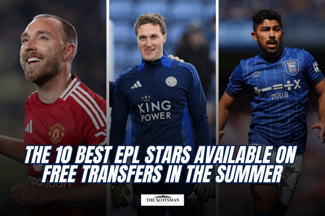 Here are 10 players that are available to both Rangers and Celtic on free transfers in the summer. Cr: Getty Images.