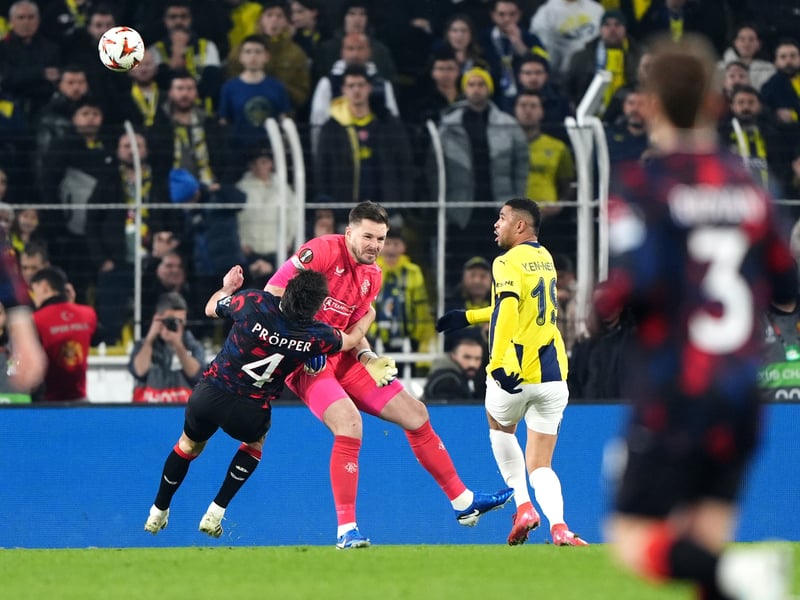 Took a heavy blow to the head when he collided with Jack Butland in last week's 3-1 Europa League win over Fenerbahce. Wasn't fit enough to start the return leg, but made the bench so will be available for selection for Sunday's Old Firm at Celtic Park.