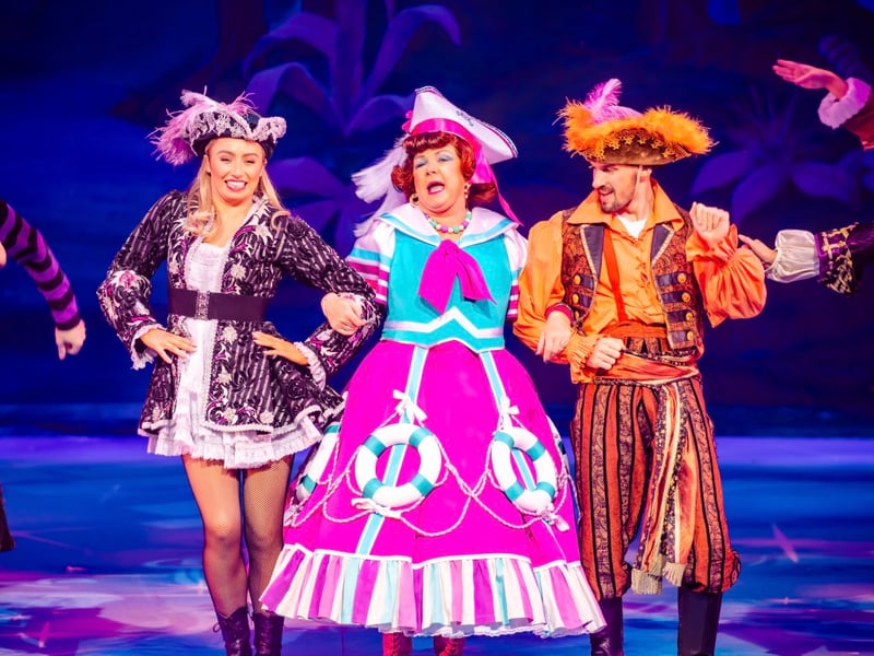 Peter Pan, starring Elaine C Smith, is nominated for three awards: 

Best Panto for a theatre over 900 seats, while Darren Brownlie is also up for Best Magical Being for his role as Tinkerbell and Johnny Mac is nominated for Best Comic.
