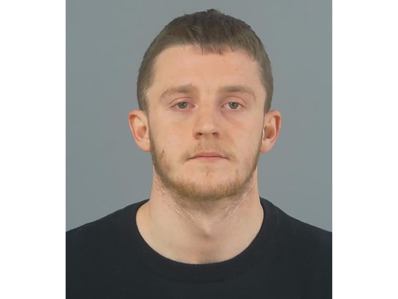 Bradley Law, 23, of Providence Hill in Bursledon, Southampton, received 12 months imprisonment and a six-year football banning order.
