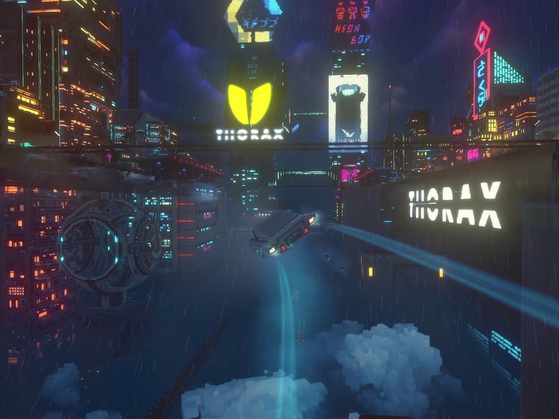 Cloudpunk was created by Scottish developers working for international company ION Lands. The neo-noir game sees players delivering packages around the cyberpunk city. It was originally released in 2020 and is available on PC, PlayStation, Xbox and Nintendo Switch.