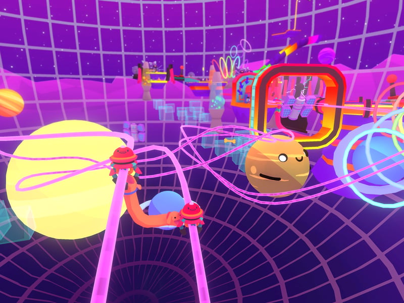 Made by Bit Loom Games in Dundee, Phogs! is a puzzle game where you play as two-headed dog Red and Blue, either solo or with a friend. It was released in 2020 and has been well received by gamers and critics, even being nominated for a BAFTA in 2021.