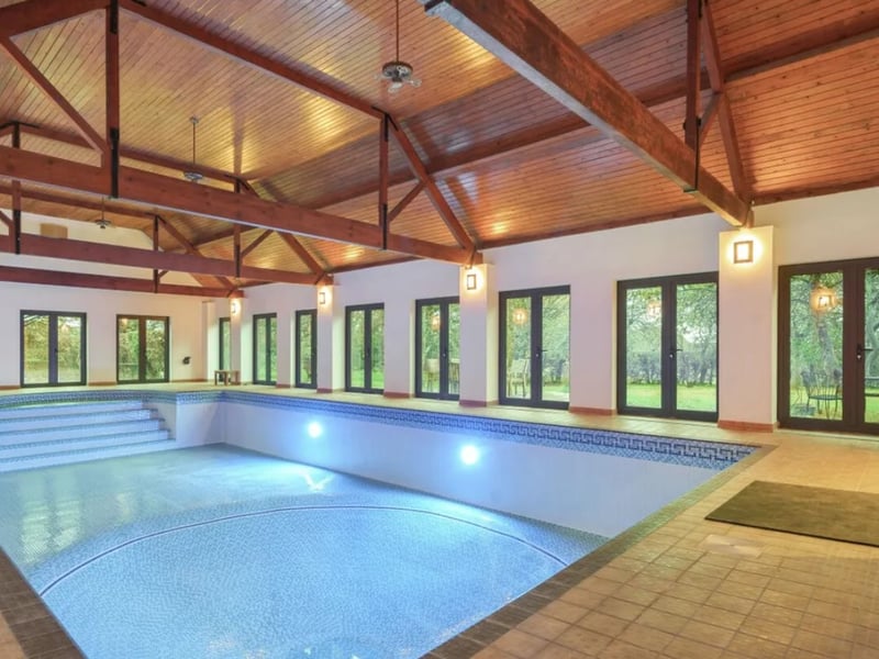 The listing says: "A beautifully modernised and extensively reconfigured country home, nestled within the stunning Hampshire countryside and boasting far-reaching views."