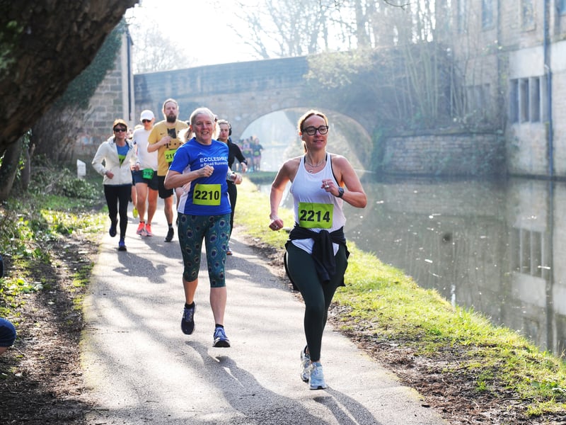 Runners take on the many challenges on Saturday, March 8.