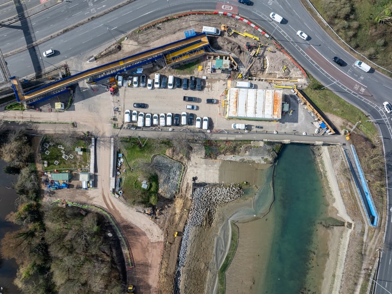 Incredible drone footage has captured the progress being made at Ports Creek as the coastal defence work continues.
Pictured: Marcin Jedrysiak