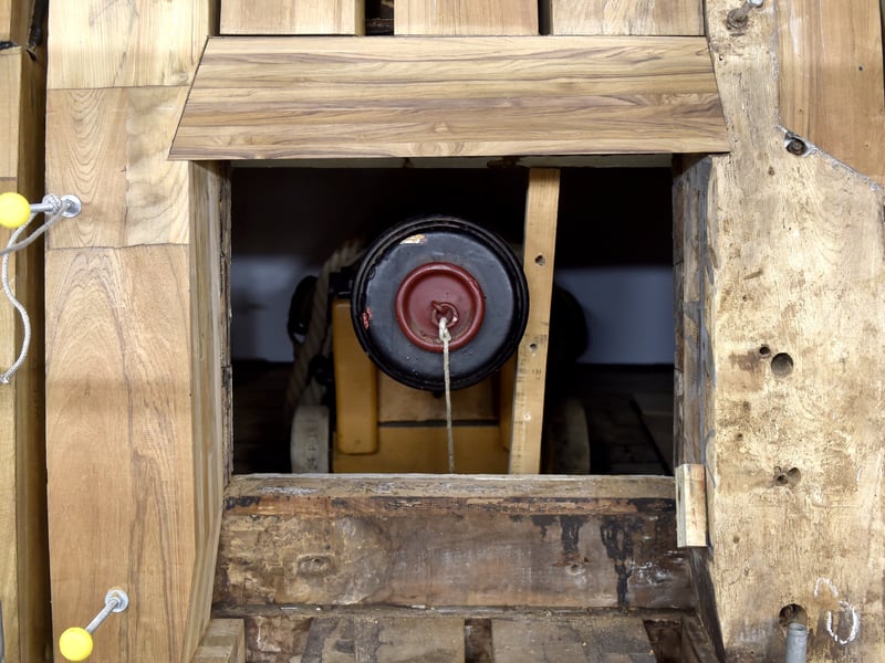 HMS Victory is being restored and a £45m project is currently underway to bring the former Royal Navy flagship back to her former glory. Lord Nelson's flagship is being regenerated with fresh timber and other additions.