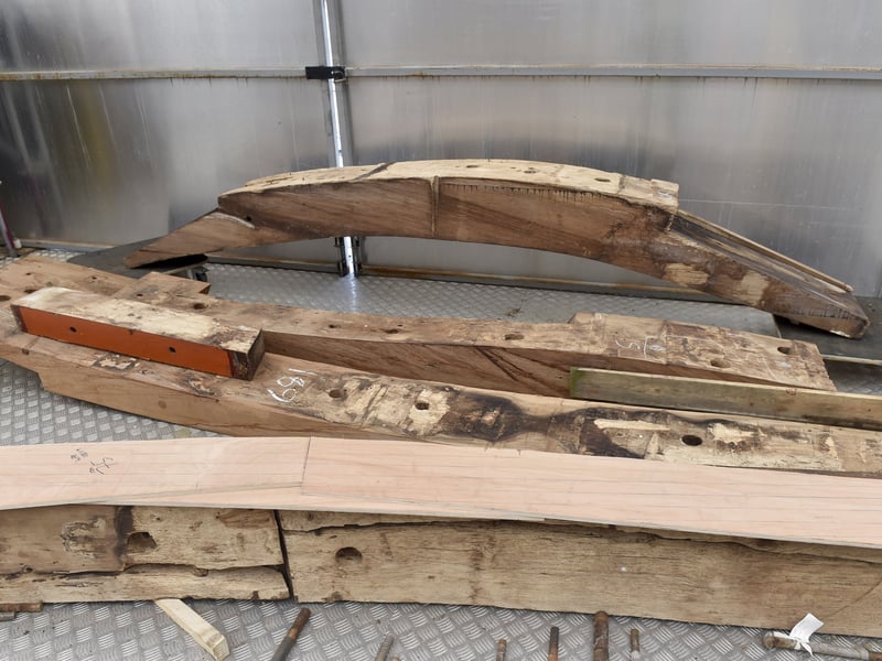 HMS Victory is being restored and a £45m project is currently underway to bring the former Royal Navy flagship back to her former glory. Lord Nelson's flagship is being regenerated with fresh timber and other additions.